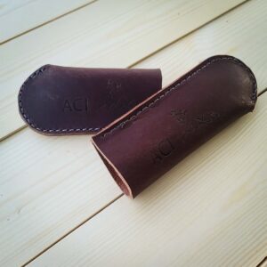 Heavy Duty Folded Leather Handle Cover, 4.5 inch or 5.5 inch